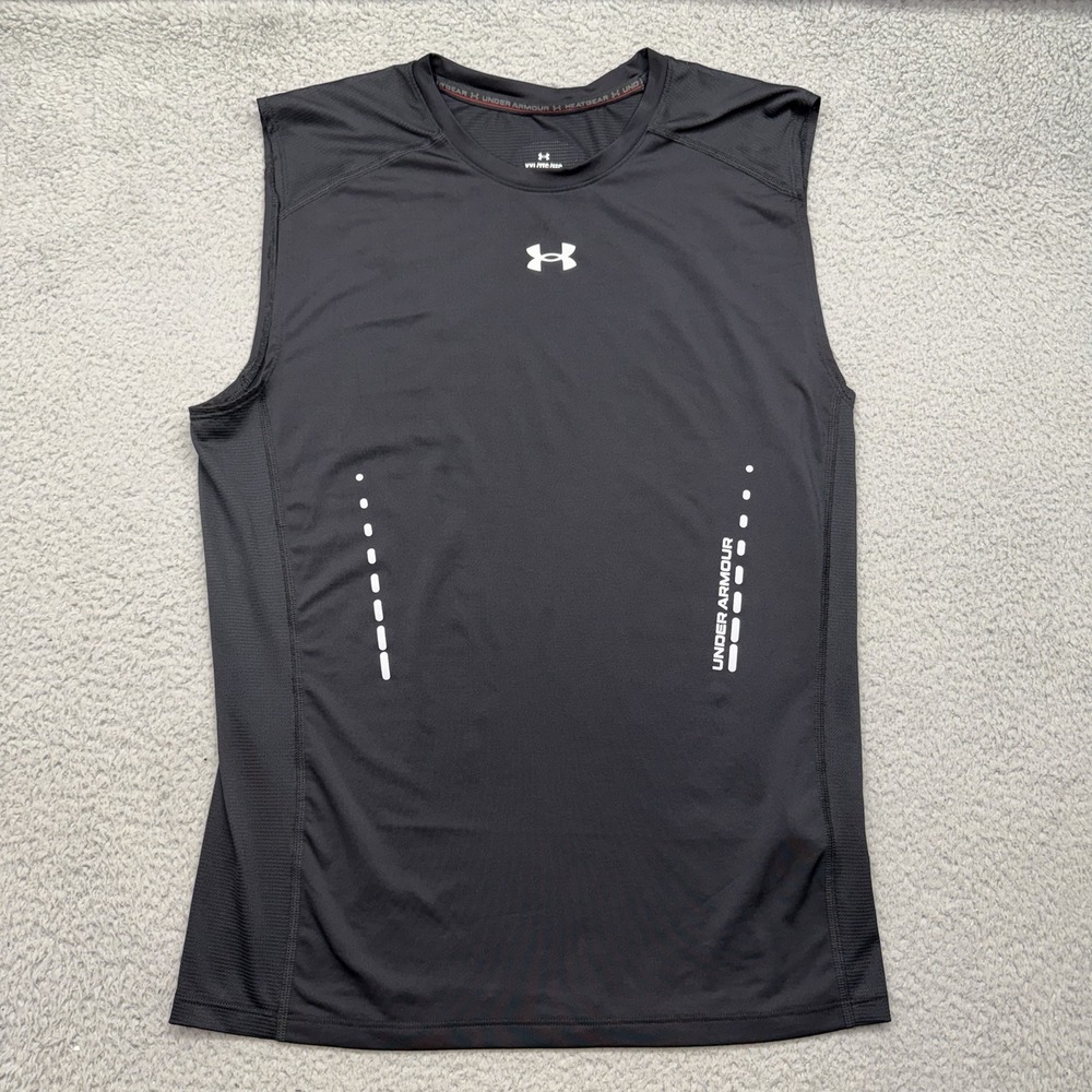 Under Armour 1370656 Mens Size XXL HeatGear Vent Compression Sleeveless Shirt